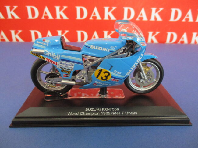 Die cast 1/22 Modellino Moto GP Suzuki RG-I 500 1982 F. Uncini by Protar