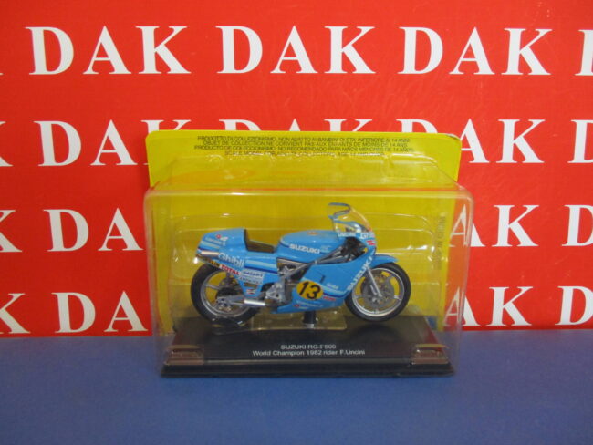 Die cast 1/22 Modellino Moto GP Suzuki RG-I 500 1982 F. Uncini by Protar - immagine 6