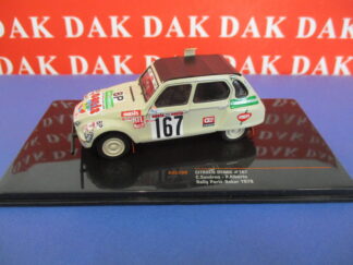 Die cast 1/43 Modellino Auto Citroen Dyane Rally Paris Dakar 1979 C. Sandron Ixo