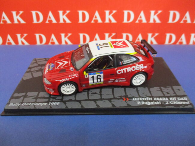 Die cast 1/43 Modellino Auto Citroen Xsara Kit Car Rally Catalunya 1999 Bugalski