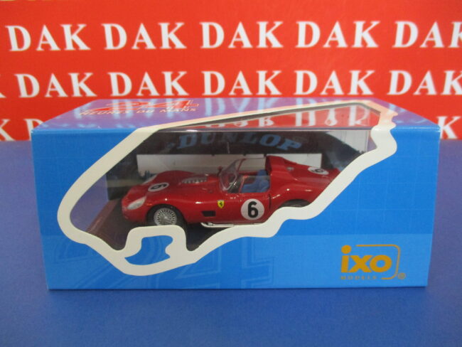 Die cast 1/43 Modellino Auto Ferrari 330TRi 24H Le Mans 1962 O. Gendebien by Ixo - immagine 5