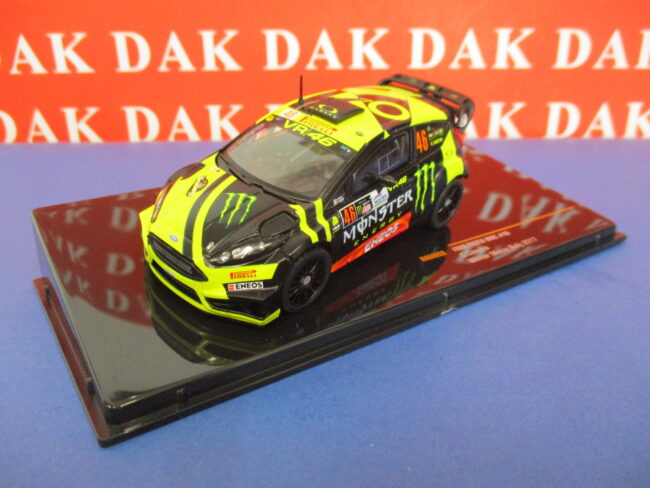 Die cast 1/43 Modellino Auto Ford Fiesta WRC Rally Monza 2017 V. Rossi
