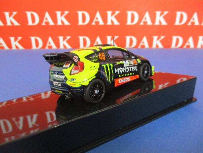 Die cast 1/43 Modellino Auto Ford Fiesta WRC Rally Monza 2017 V. Rossi - immagine 3
