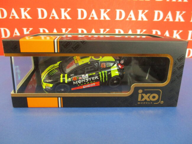 Die cast 1/43 Modellino Auto Ford Fiesta WRC Rally Monza 2017 V. Rossi - immagine 5