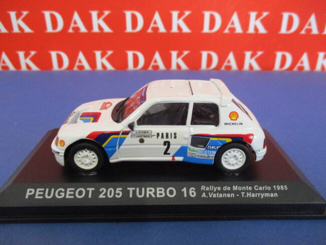 Die cast 1/43 Modellino Auto Peugeot 205 T16 RMC 1985 NO ANTENNA