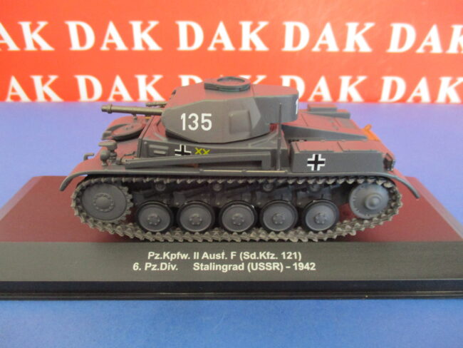 Die cast 1/43 Modellino Carro Armato Tank Pz.Kpfw.II Ausf.F 6 Pz.Div. Stalingrad