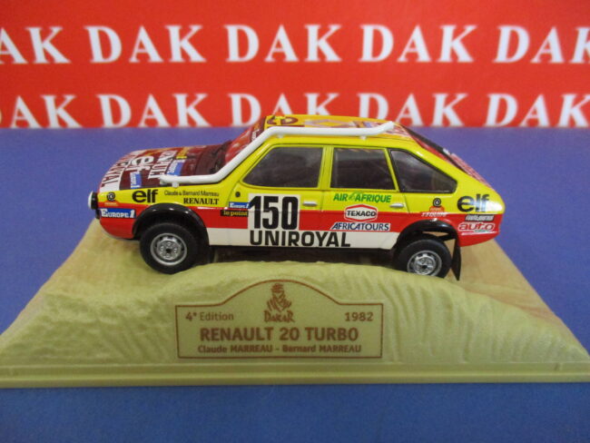 Die cast 1/43 Modellino Auto Renault 20 Turbo Rally Paris Dakar 1982 NO SPECCHIO - immagine 2