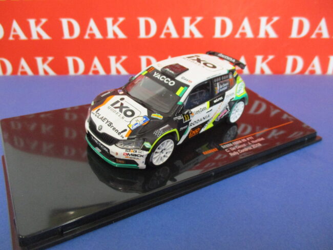 Die cast 1/43 Modellino Auto Skoda Fabia R5 Rally Condroz 2018 C. De Cecco - immagine 2
