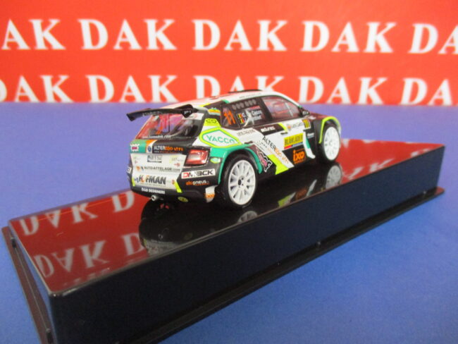 Die cast 1/43 Modellino Auto Skoda Fabia R5 Rally Condroz 2018 C. De Cecco - immagine 3