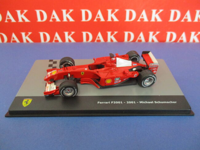 Die cast 1/43 Modellino Auto F1 Ferrari F2001 2001 M. Schumacher