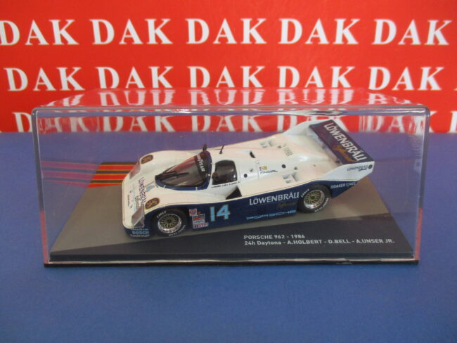 Die cast 1/43 Modellino Auto Porsche 962 24H Daytona 1986 D. Bell - immagine 4