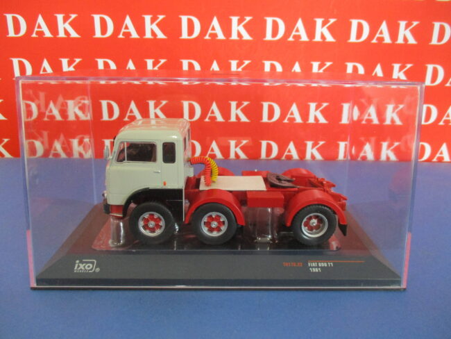 Die cast 1/43 Modellino Camion Truck Fiat 690 T1 1961 Grigio by Ixo - immagine 5