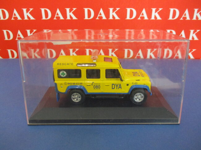 Die cast 1/43 Modellino Auto Land Rover 110 DYA Rescate Protezione Civile Spagna - immagine 5