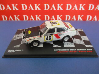 Die cast 1/43 Modellino Auto Mitsubishi Colt Lancer GSR Rally Safari 1974 Singh