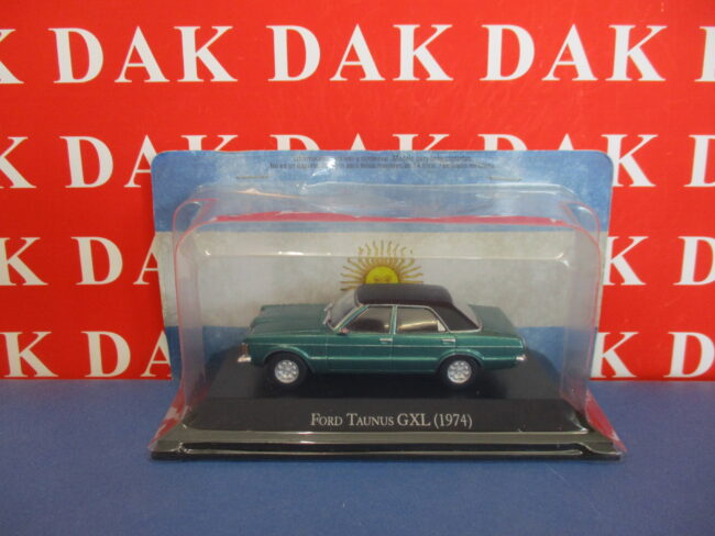 Die cast 1/43 Modellino Auto Ford Taunus GXL verde met. 1974 - immagine 5