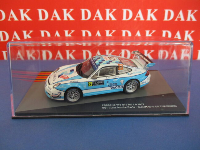 Die cast 1/43 Modellino Auto Porsche 997 GT3 RS 4.0 Rally Monte Carlo R. Dumas - immagine 4