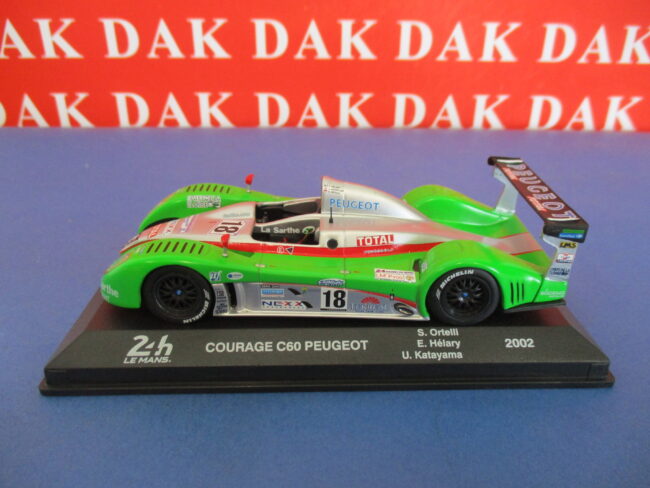 Die cast 1/43 Modellino Auto Courage C60 Peugeot 24H Le Mans 2002 S. Ortelli****