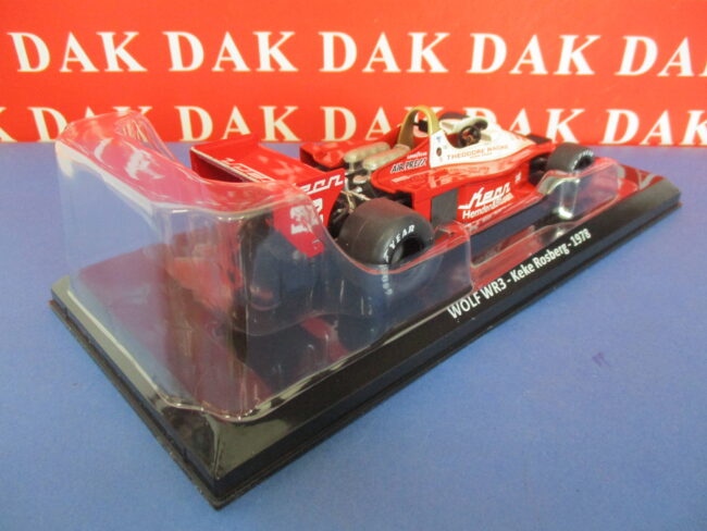 Die cast 1/24 Modellino Auto F1 Wolf WR3 1978 K. Rosberg - immagine 3