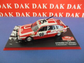 Die cast 1/43 Modellino Auto Citroen CX Diesel Rally Monte Carlo 1978 NO ANTENNA