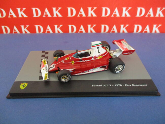 Die cast 1/43 Modellino Auto F1 Ferrari 312 T 1976 C. Regazzoni****