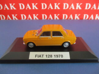Die cast 1/43 Modellino Auto Fiat 128 Giallo 1970 3