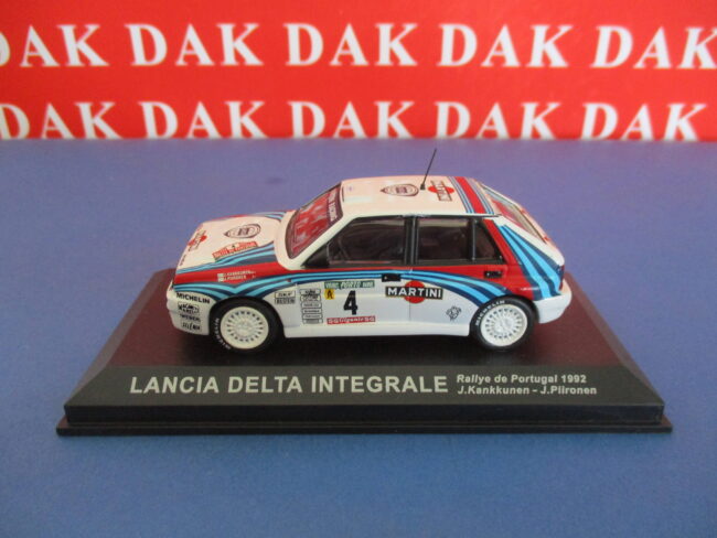 Die cast 1/43 Modellino Auto Lancia Delta Rally Portugal 1992 NO SPOILER NO BOX