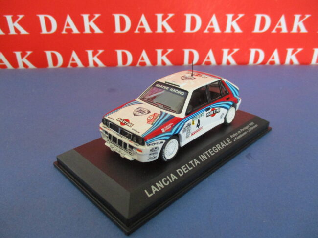 Die cast 1/43 Modellino Auto Lancia Delta Rally Portugal 1992 NO SPOILER NO BOX - immagine 2
