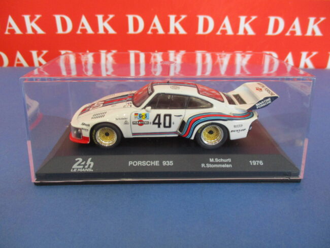 Die cast 1/43 Modellino Auto Porsche 935 Martini 24H Le Mans 1976 M. Schurti - immagine 6