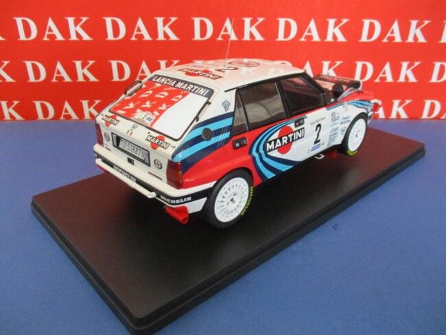 Die cast 1/18 Modellino Auto Lancia Delta Int. 16V Rally Safari 1990 M. Biasion - immagine 4