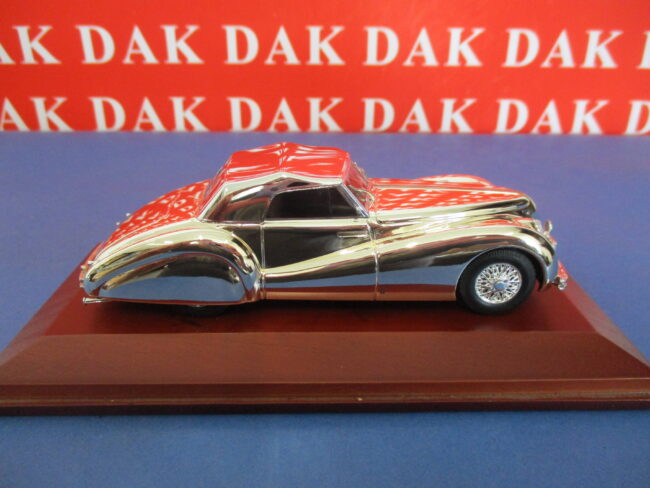 Die cast 1/43 Modellino Auto Alfa Romeo 6C 2500 SS 1939 cromata - immagine 4