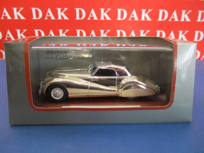 Die cast 1/43 Modellino Auto Alfa Romeo 6C 2500 SS 1939 cromata - immagine 7