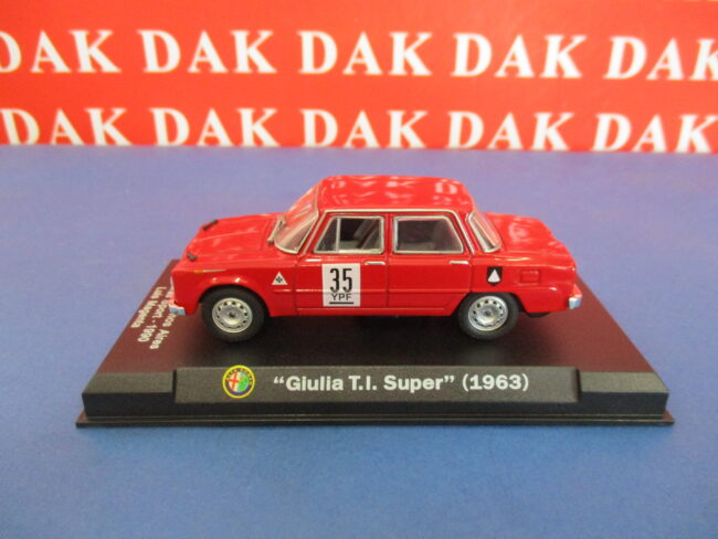 Die cast 1/43 Modellino Auto Alfa Romeo Giulia TI Super 6H Buenos Aires 1990