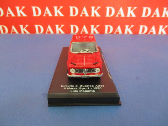 Die cast 1/43 Modellino Auto Alfa Romeo Giulia TI Super 6H Buenos Aires 1990 - immagine 3