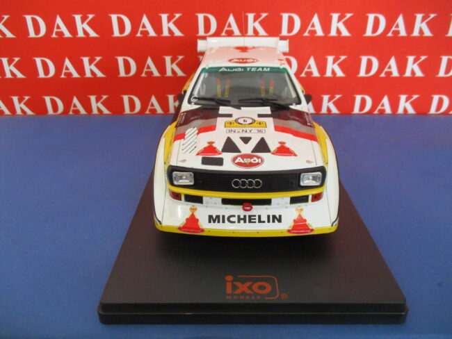 Die cast 1/18 Modellino Auto Audi Sport Quattro S1 E2 N6 Rally 1000 Lakes 1985 - immagine 3