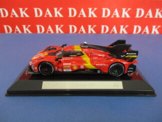 Die cast 1/43 Modellino Auto Ferrari 499P 24H Le Mans 2023 A. PierGuidi