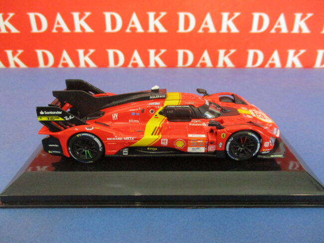 Die cast 1/43 Modellino Auto Ferrari 499P 24H Le Mans 2023 A. PierGuidi - immagine 4