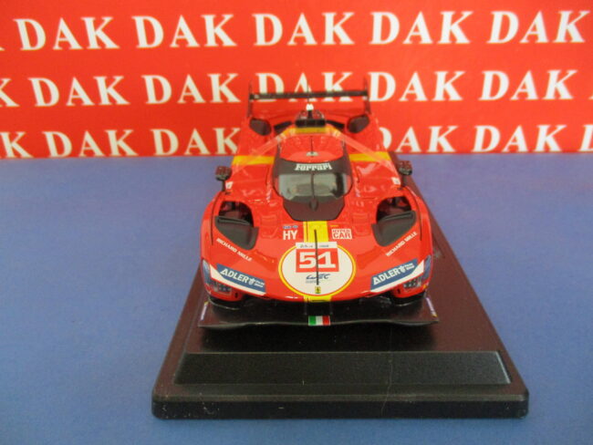 Die cast 1/24 Modellino Auto Ferrari 499P 24H Le Mans 2023 A. PierGuidi - immagine 3