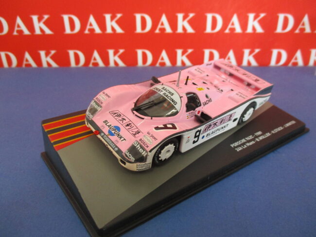Die cast 1/43 Modellino Auto Porsche 962C Team Joest 24H Le Mans 1989 H. Stuck - immagine 2
