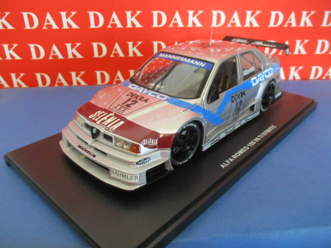 Die cast 1/18 Modellino Auto Alfa Romeo 155 V6 Ti Selena DTM 1995 M. Alboreto - immagine 2
