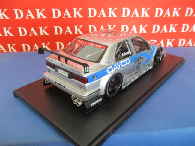 Die cast 1/18 Modellino Auto Alfa Romeo 155 V6 Ti Selena DTM 1995 M. Alboreto - immagine 5