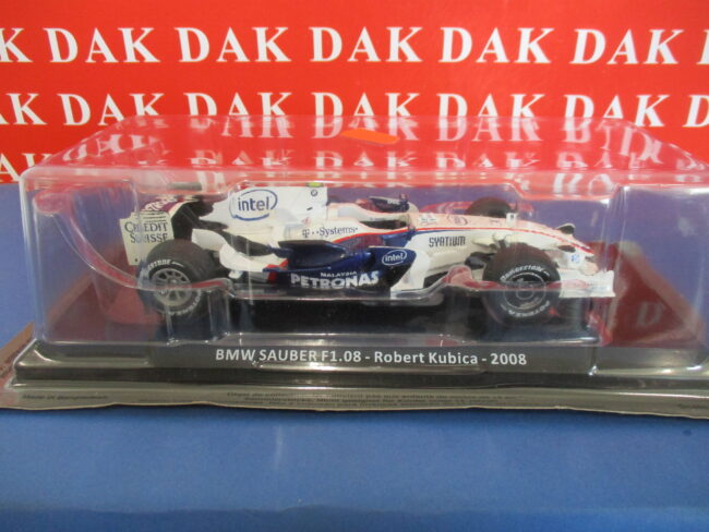 Die cast 1/24 Modellino Auto F1 BMW Sauber F1.08 2008 R. Kubica - immagine 6