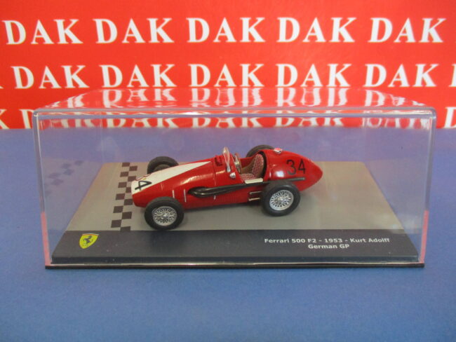 Die cast 1/43 Modellino Auto F1 Ferrari 500 F2 German GP 1953 K. Adolff - immagine 6