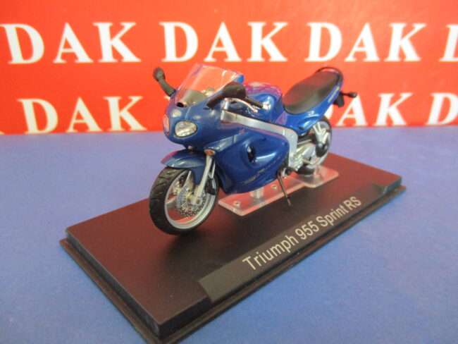 Die cast 1/24 Modellino Moto Triumph 955 Sprint RS - immagine 2