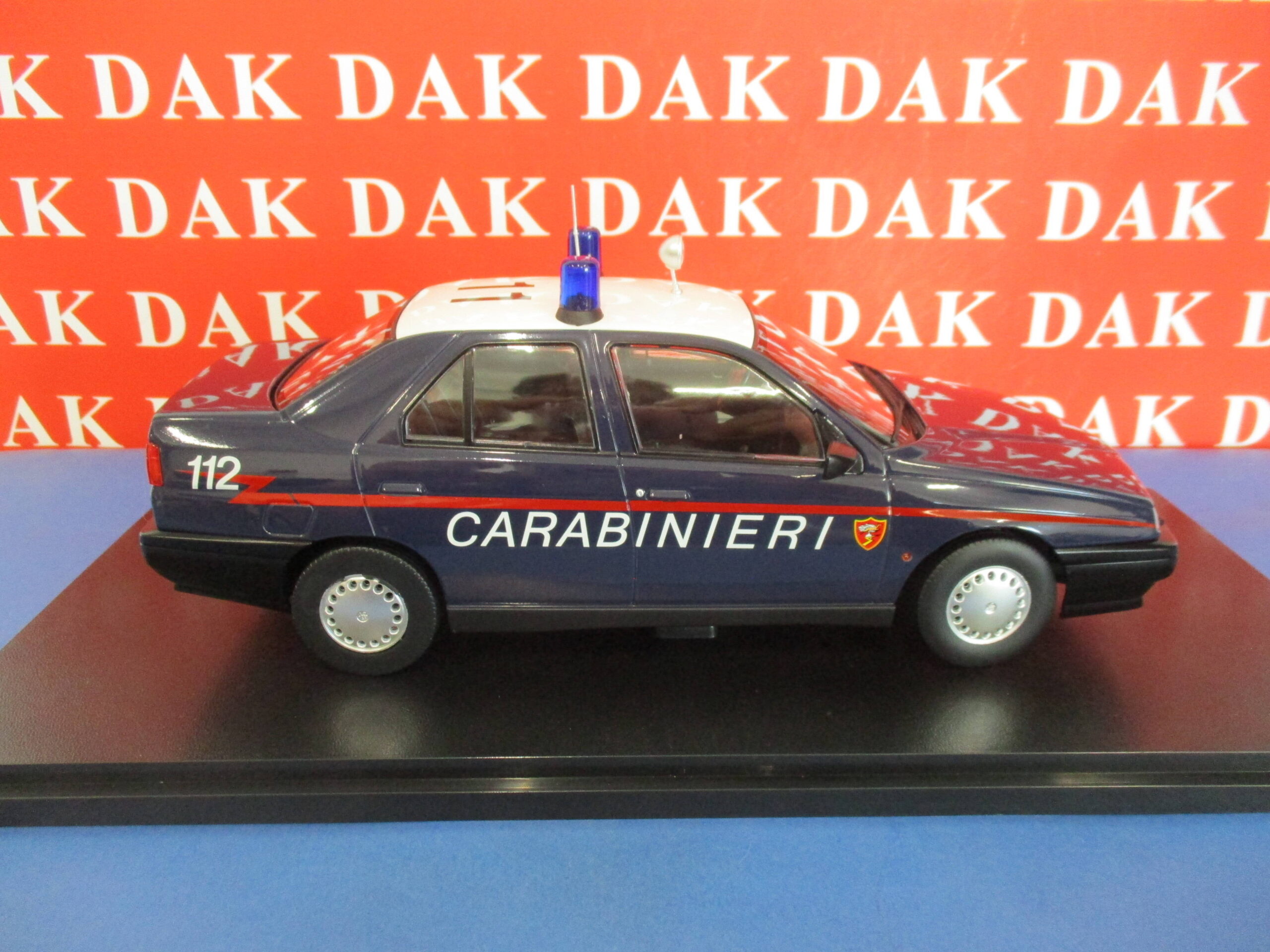 Die cast 1/18 Modellino Auto Alfa Romeo 155 Carabinieri 1996