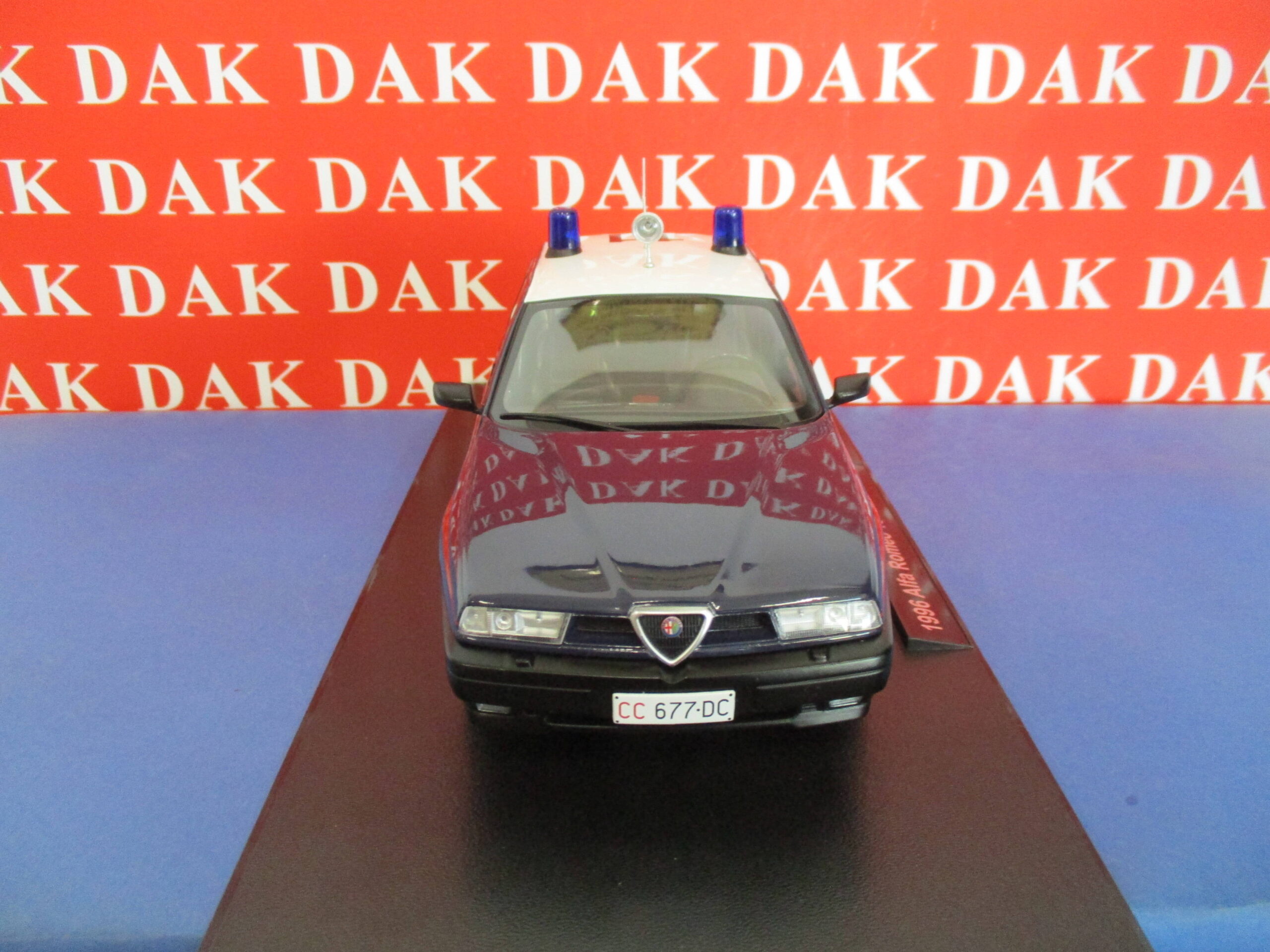 Die cast 1/18 Modellino Auto Alfa Romeo 155 Carabinieri 1996