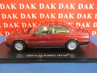 Die cast 1/18 Modellino Auto Alfa Romeo 164 Q4 Proteo Red Metallic 1994 Triple9