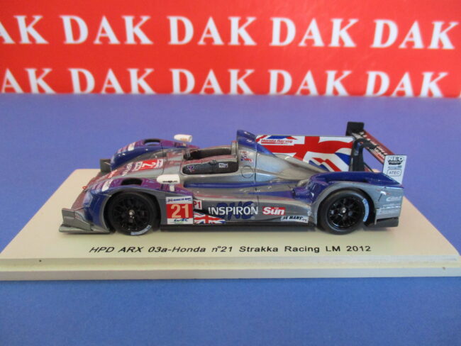 1/43 Modellino Auto HPD ARX 03a Honda 24H Le Mans 2012 J. Kane by Spark