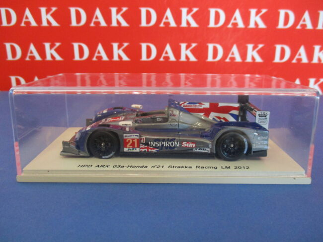 1/43 Modellino Auto HPD ARX 03a Honda 24H Le Mans 2012 J. Kane by Spark - immagine 6