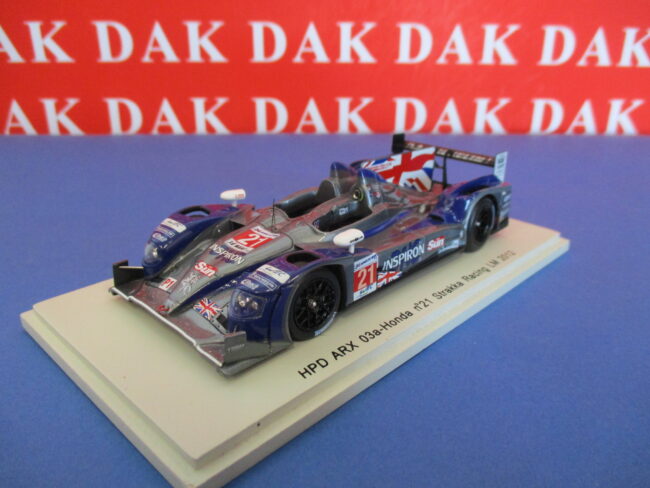 1/43 Modellino Auto HPD ARX 03a Honda 24H Le Mans 2012 J. Kane by Spark - immagine 2