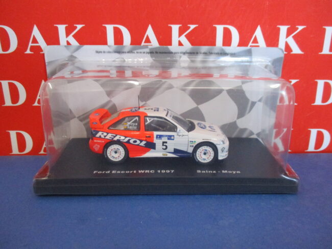 Die cast 1/43 Modellino Auto Ford Escort WRC Rally Acropolis 1997 C. Sainz - immagine 6